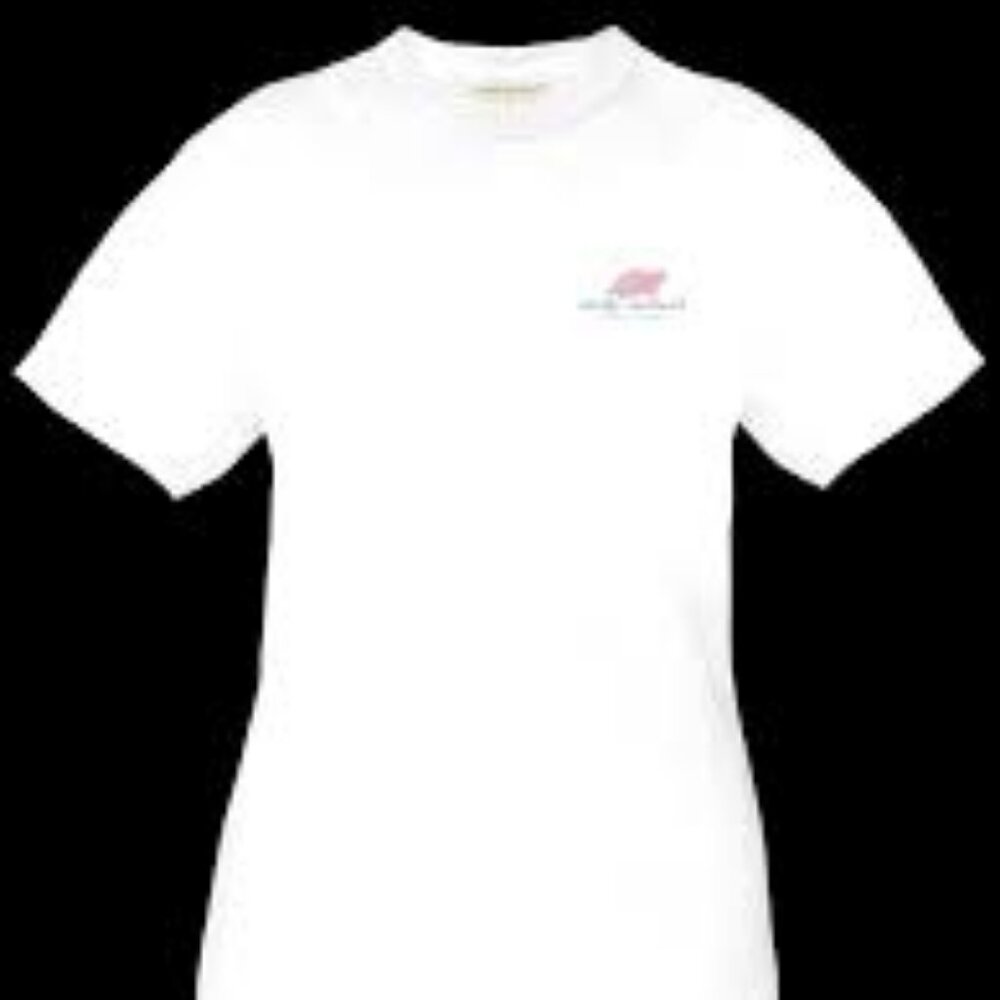 Hibiscus Turtle Tracker Tee by Simply Southern NWT Rare! XL LAST 1 - Picture 2 of 3